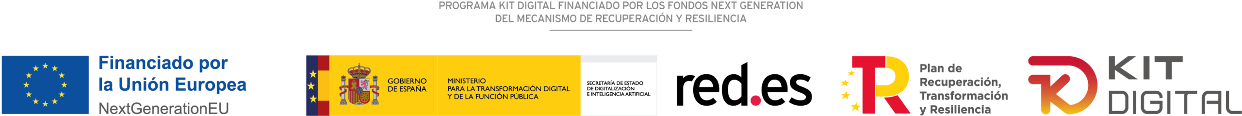 Logotipos de la Unión Europea NextGenerationEU, Gobierno de España